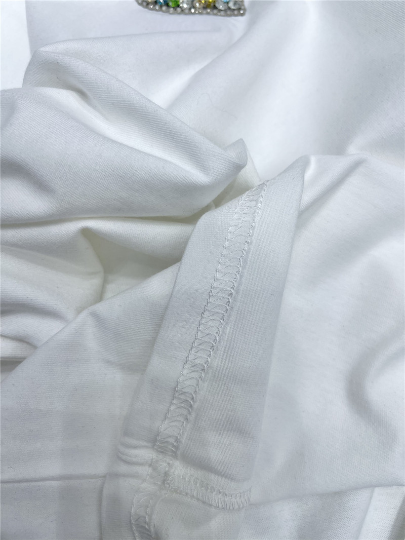 m1um1u new love color D1am0nd short-sleeved t-shirt