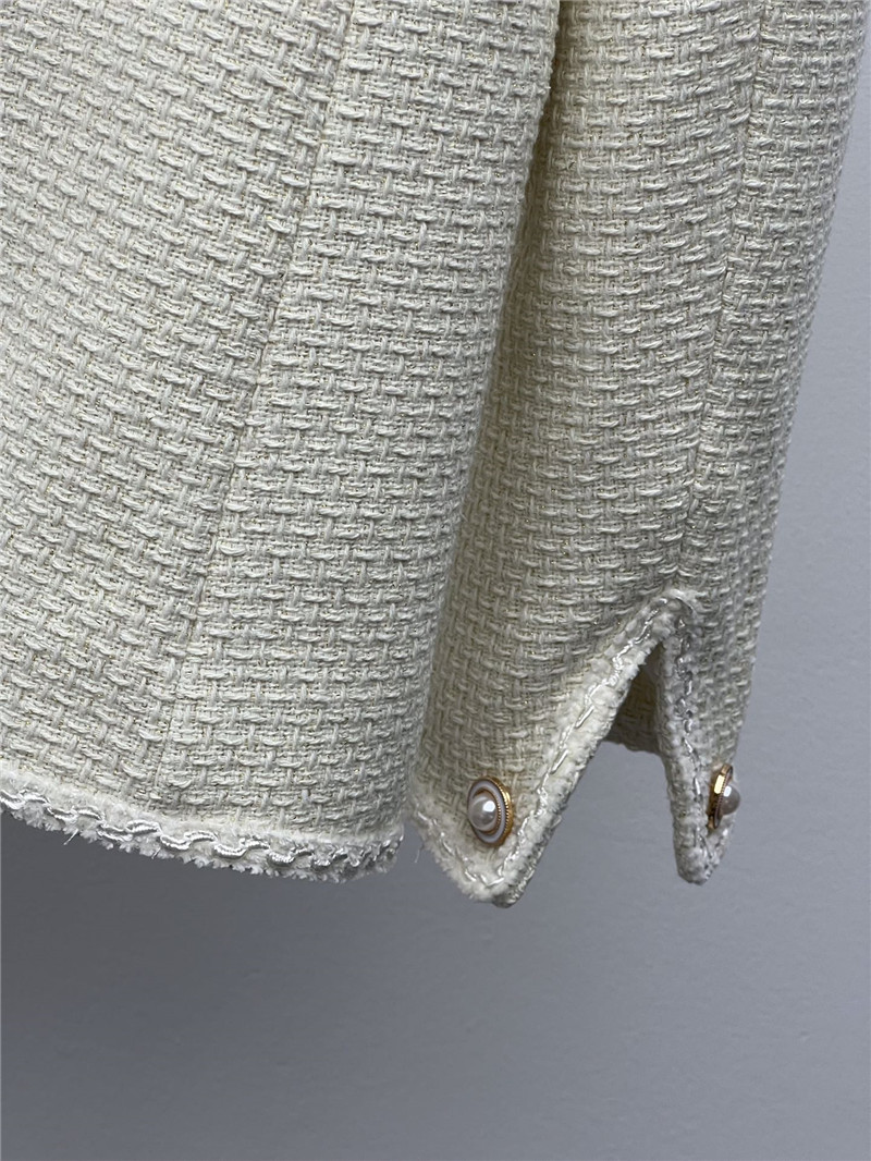 Ch**el floral embellished woven jacket