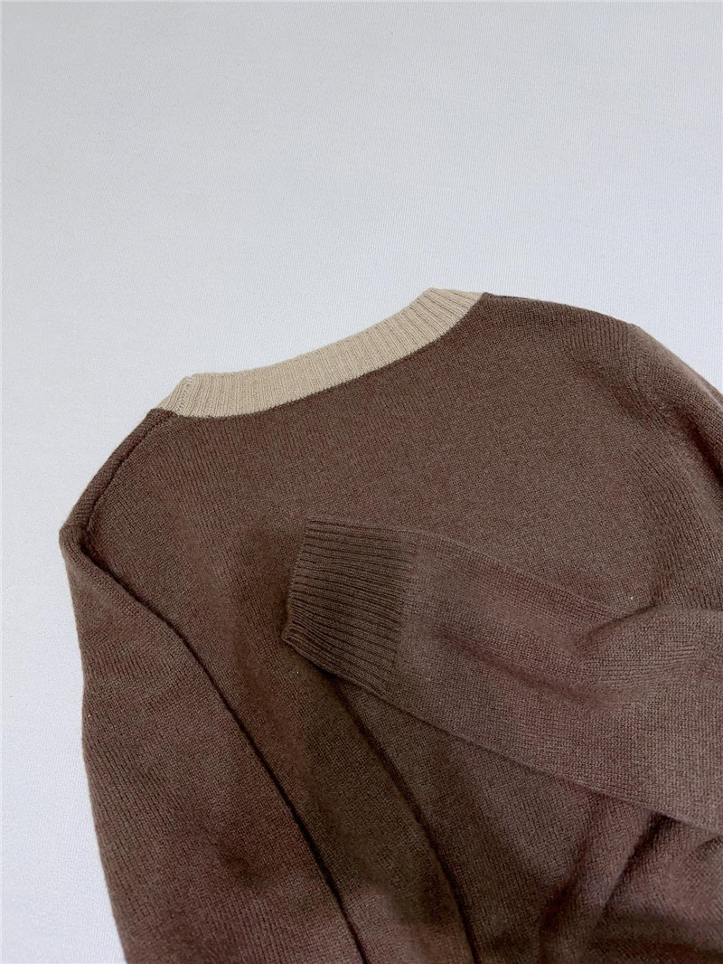 l0vis Vvtt0n logo cashmere sweater in brown