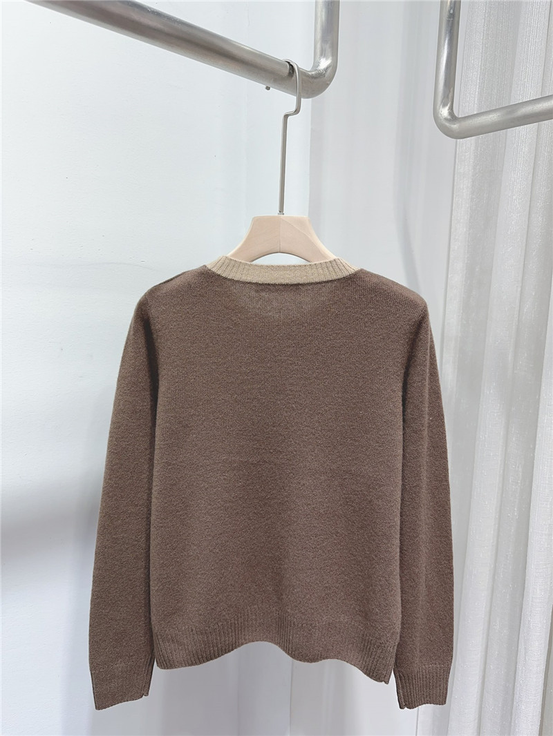 l0vis Vvtt0n logo cashmere sweater in brown
