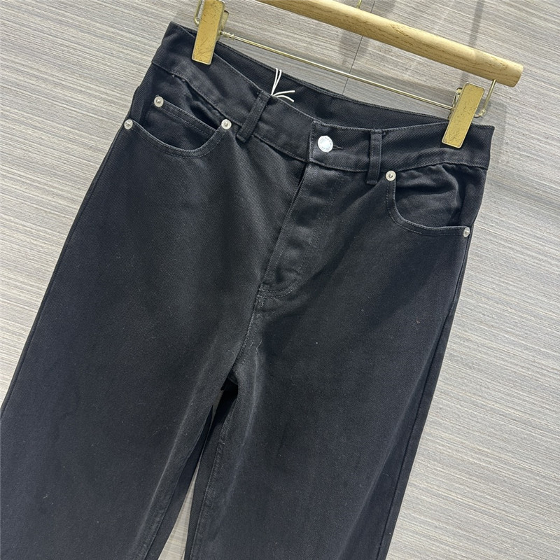 A1exa*der wang straight-leg jeans with rolled cuffs
