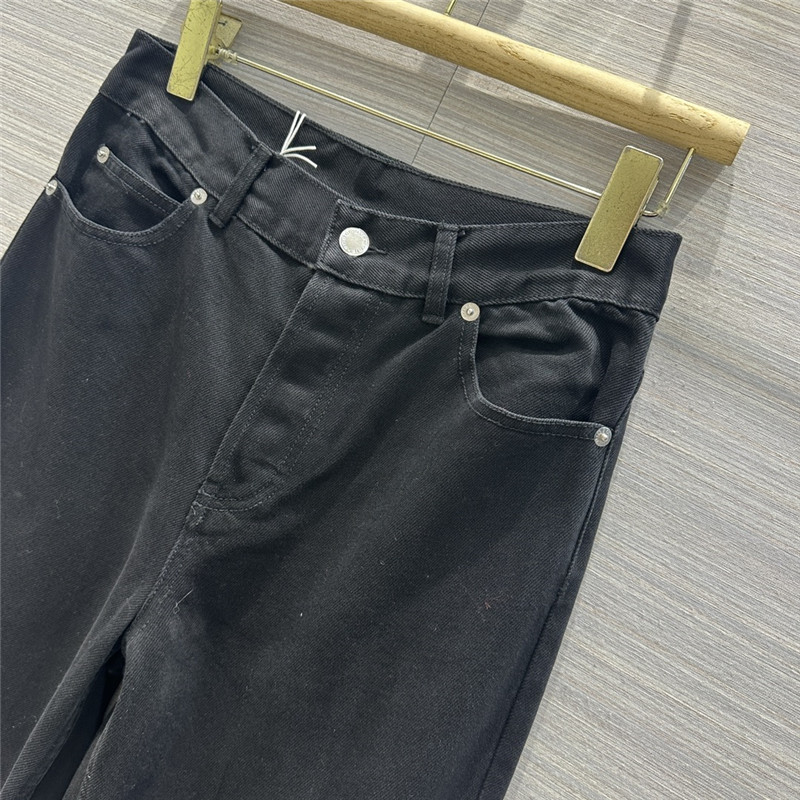 A1exa*der wang straight-leg jeans with rolled cuffs