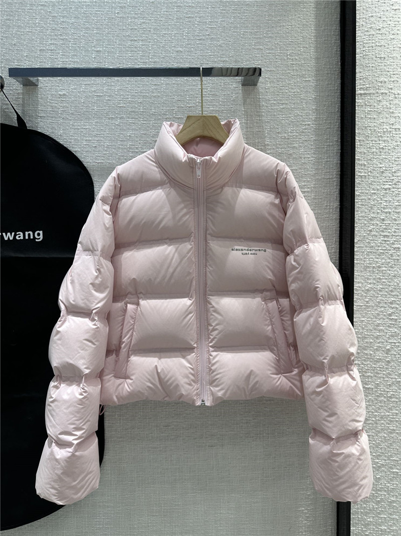 A1exa*der wang small logo short down jacket