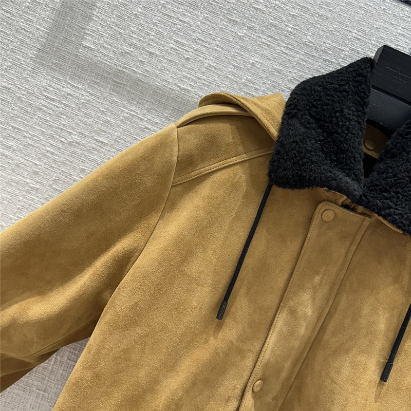Y51 lambswool lined jacket