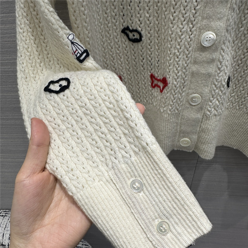Thombrowne Collar Tie Cardigan