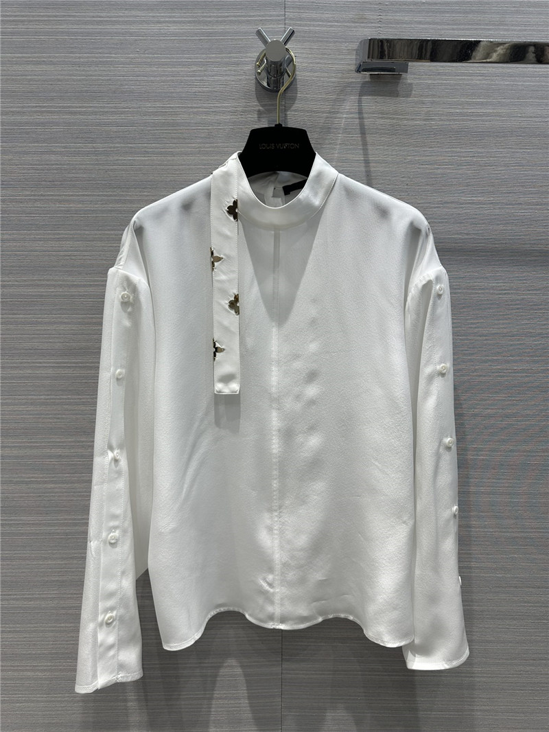 l0vis Vvtt0n lv lace -up shirt