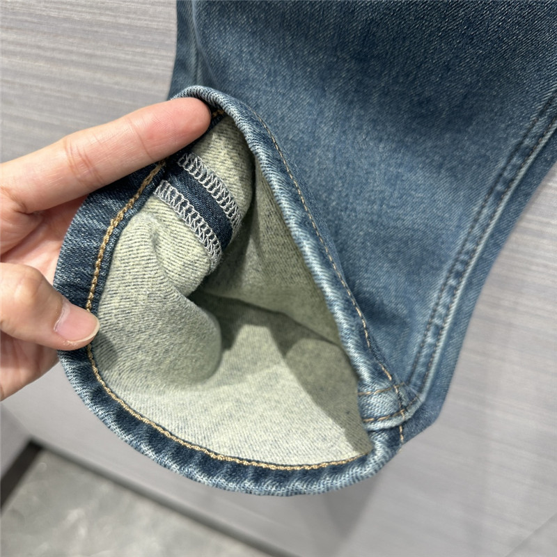 L0ew* three -color stick straight jeans