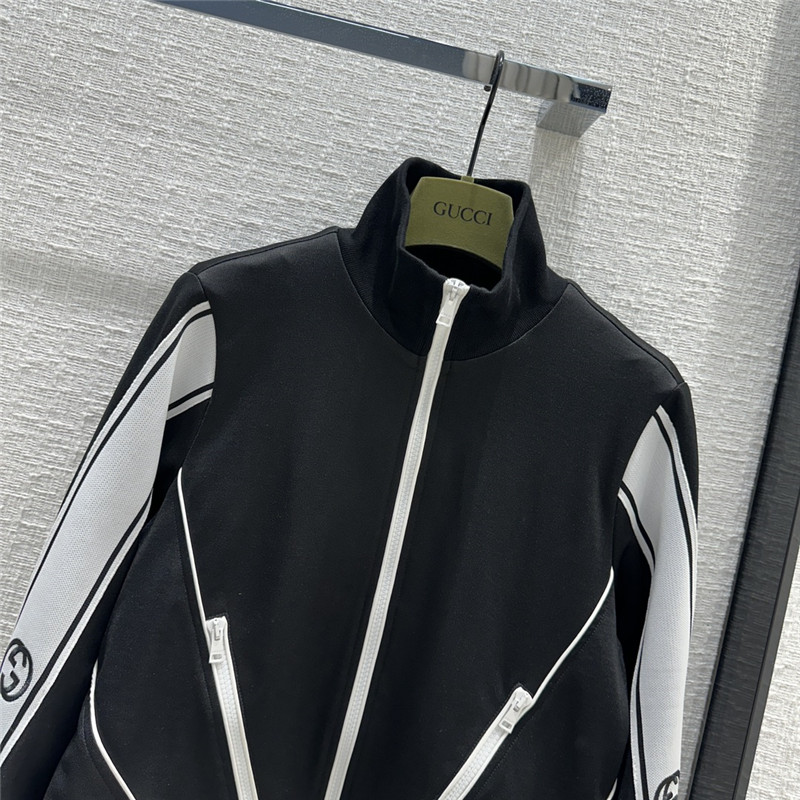 Gvc*1 slim short sweatshirt + straight pants suit