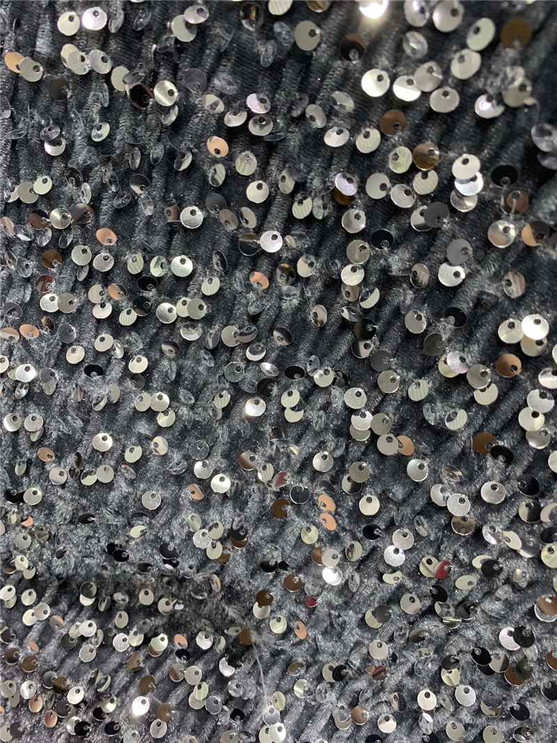 Y51 new sequined velvet top