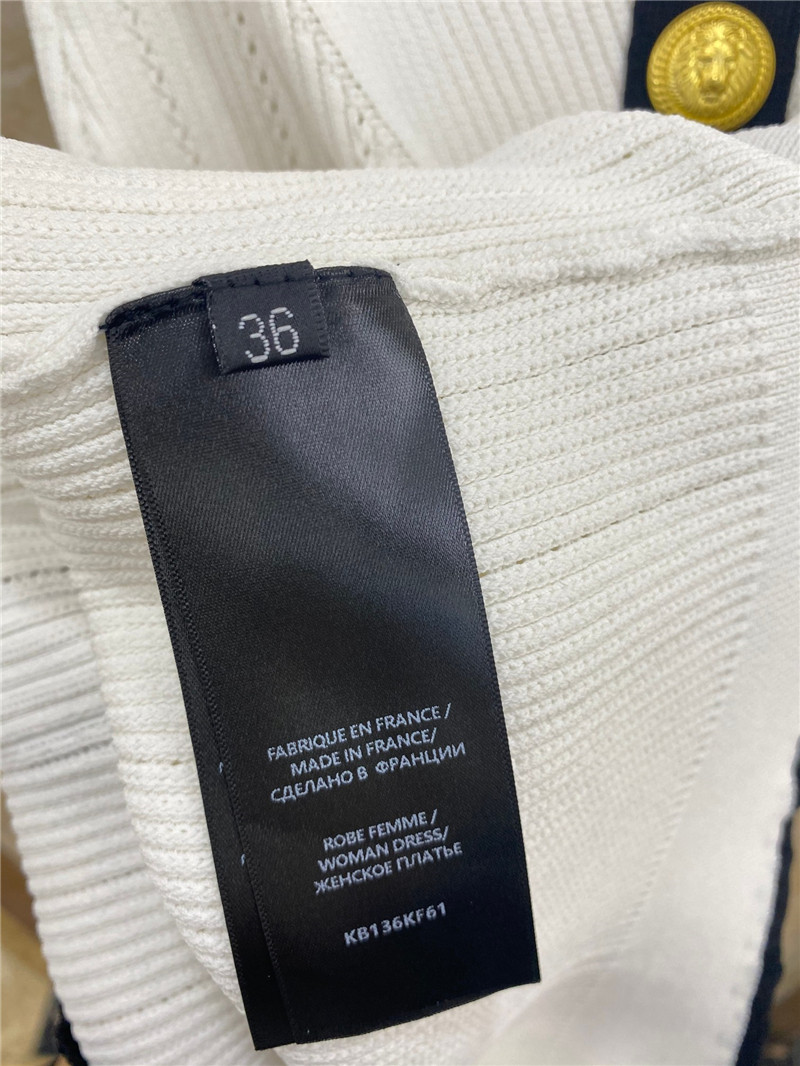 Balmain new hem lace knitted skirt