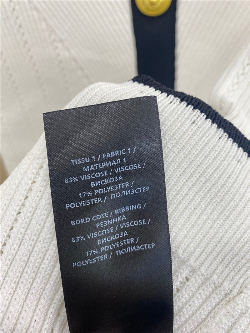 Balmain new hem lace knitted skirt