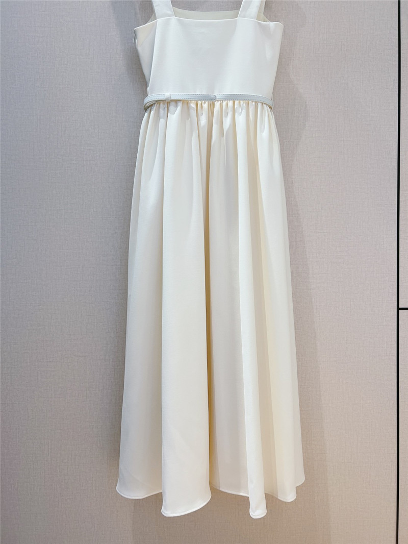 D10r high-end square neck suspender dress