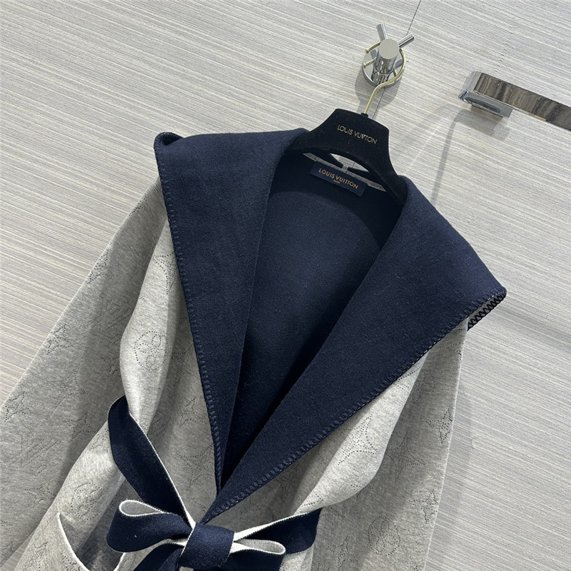 louis vuitton LV reversible hooded lace-up jacket