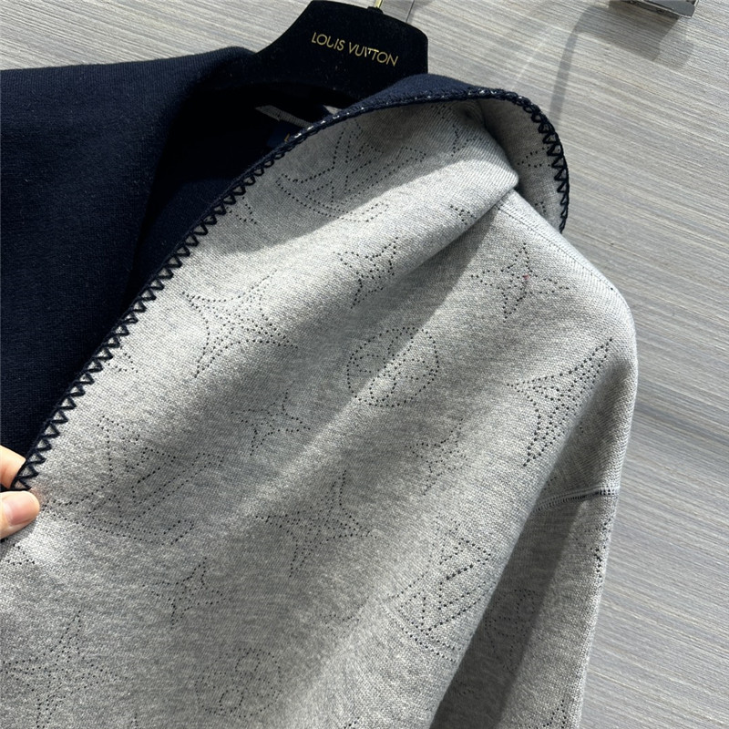 louis vuitton LV reversible hooded lace-up jacket