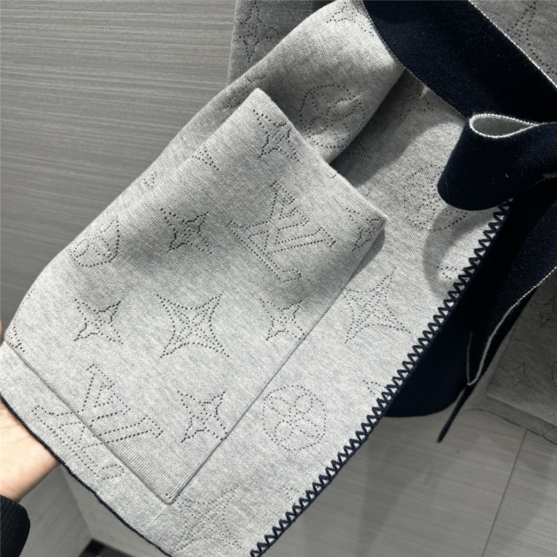 louis vuitton LV reversible hooded lace-up jacket