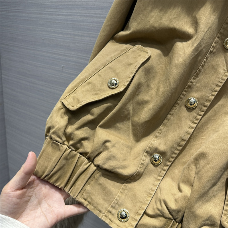 M1um1u maillard wear cotton jacket