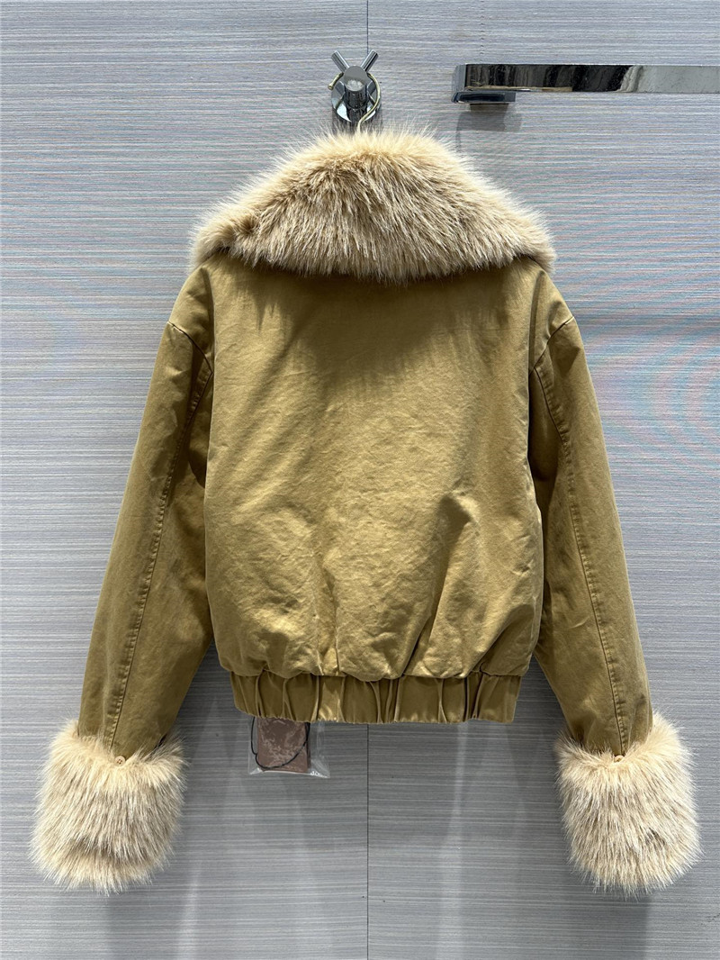 M1um1u maillard wear cotton jacket