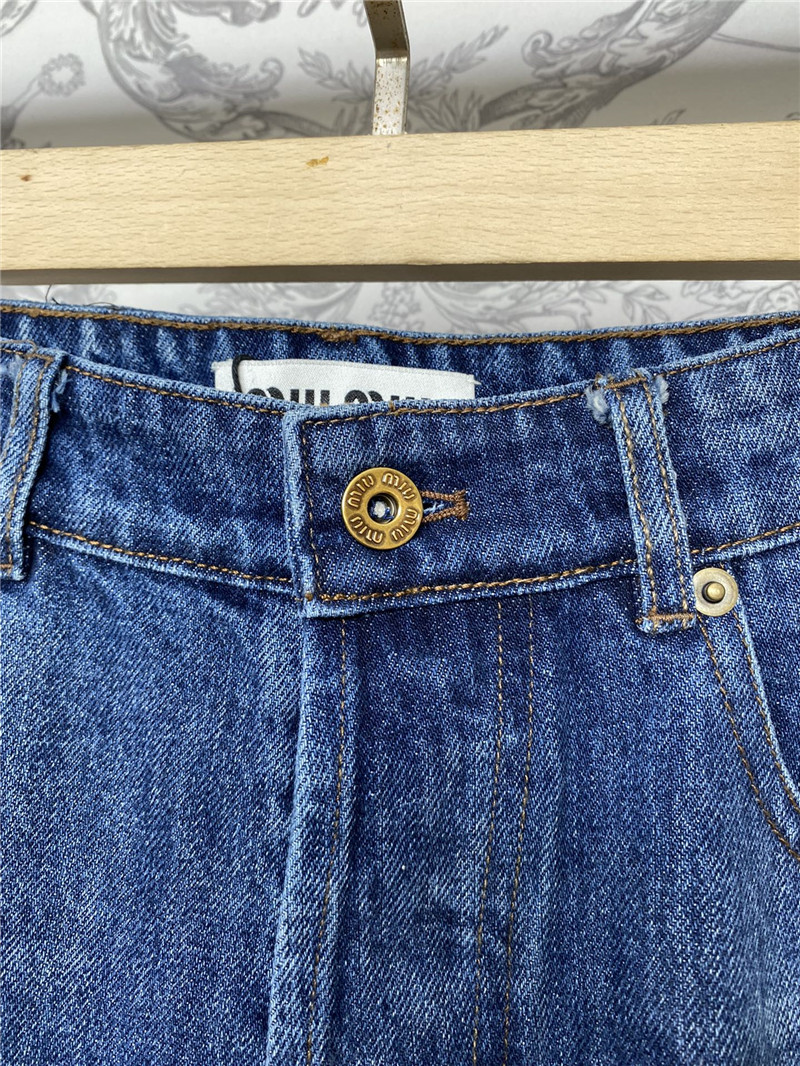 M1um1u new straight jeans
