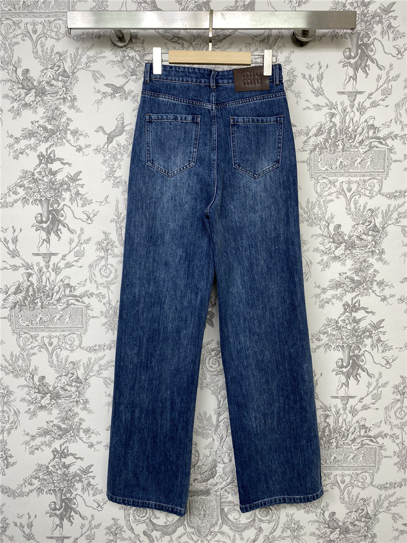 M1um1u new straight jeans