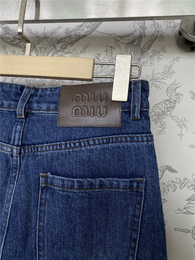 M1um1u new straight jeans