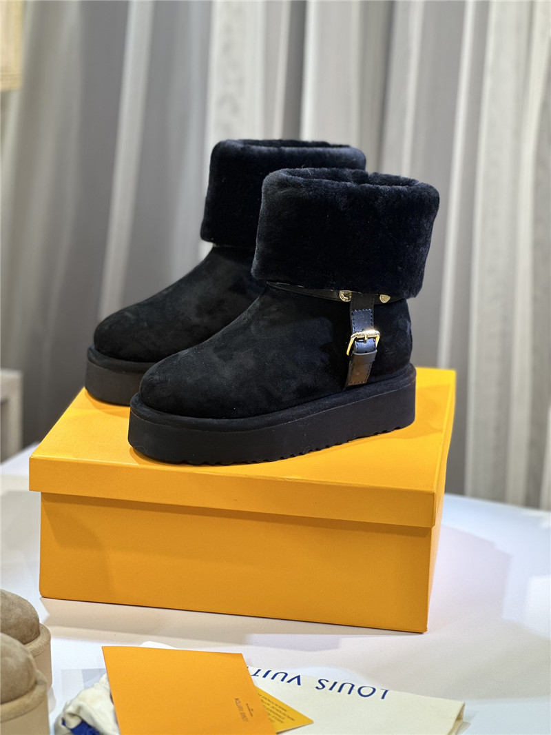 l0vis Vvtt0n lv ski aspen platform ankle boots in black