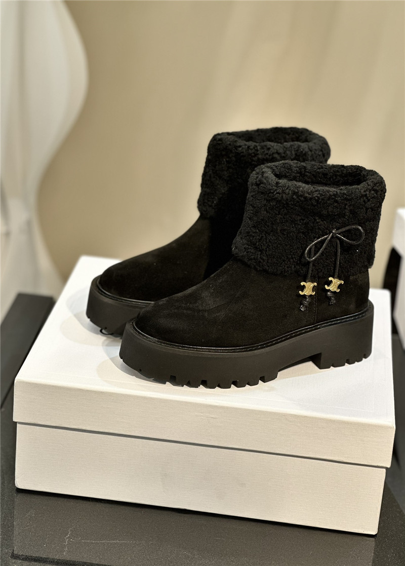 Ce1i*e bulky cropped boot