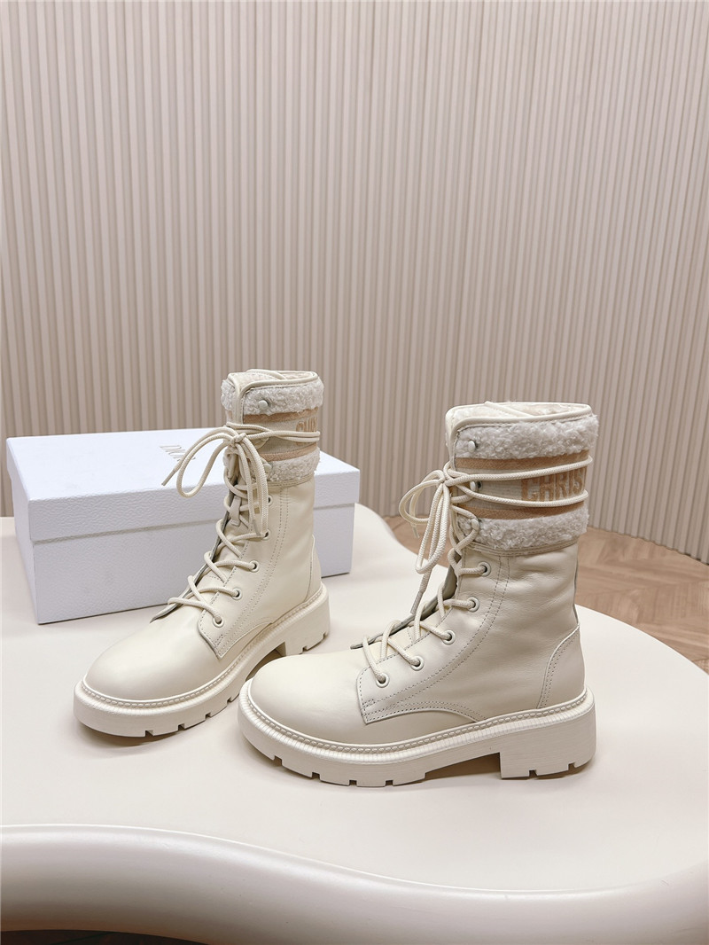 D10r d-unit ankle boot white