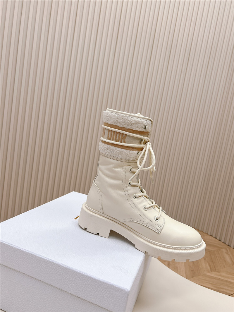 D10r d-unit ankle boot white