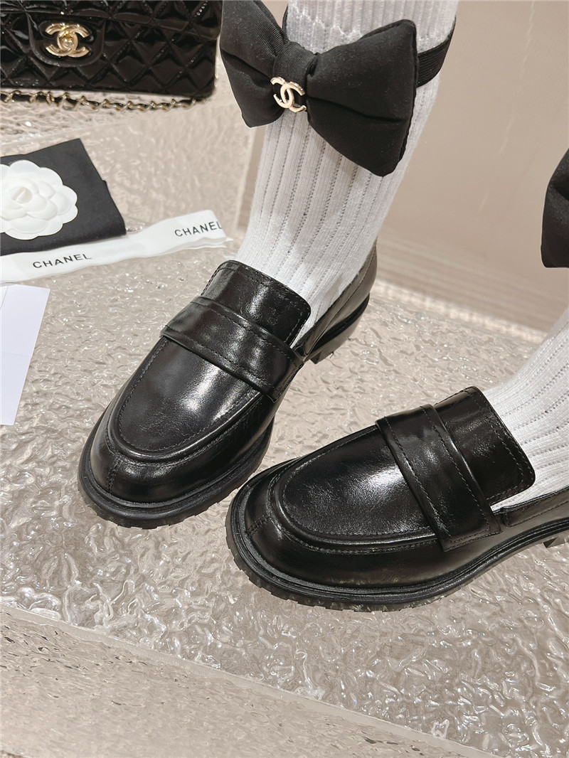 Ch**el leather ballet flats