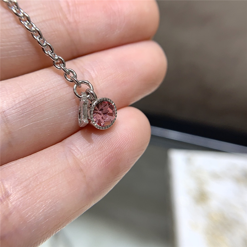 D10r bow pink necklace