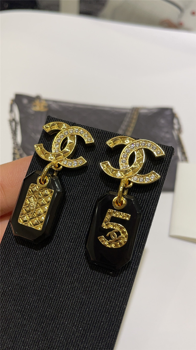 Ch**el number 5 earrings