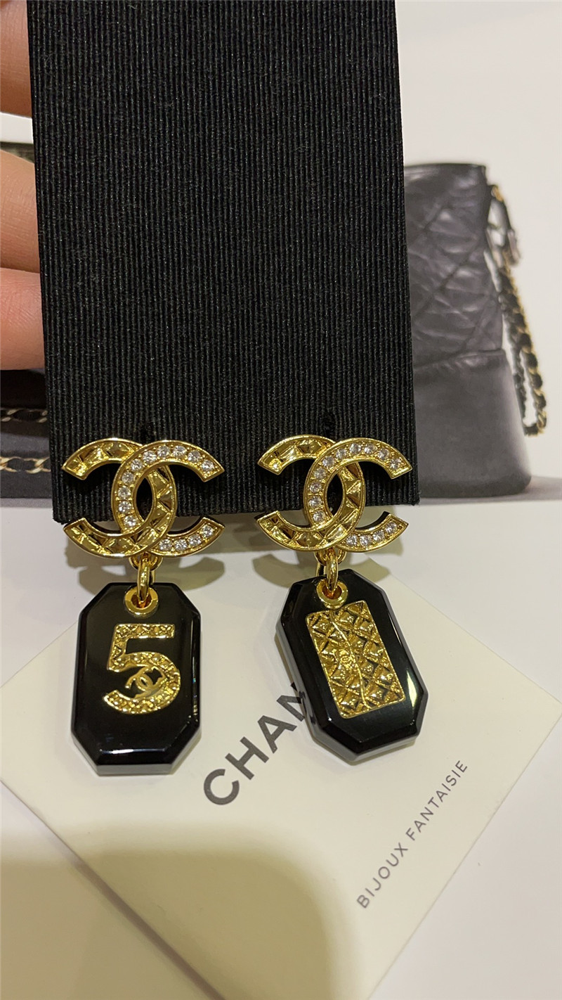 Ch**el number 5 earrings
