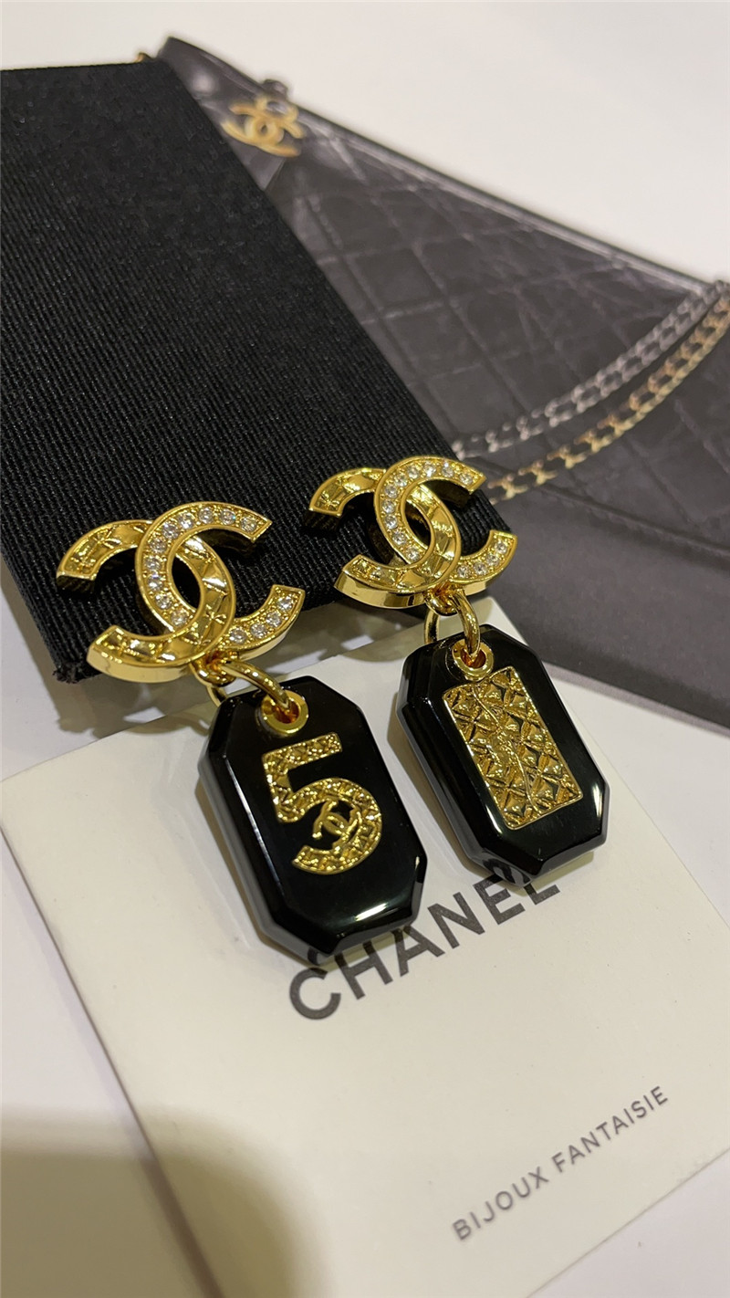 Ch**el number 5 earrings