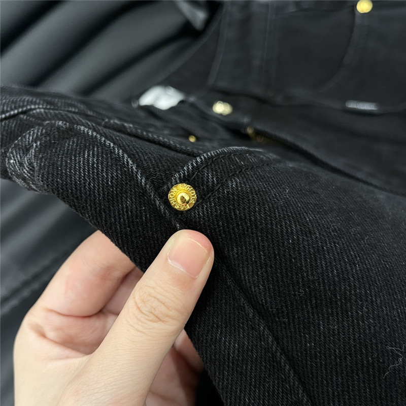 Y51 fermentation washed straight jeans