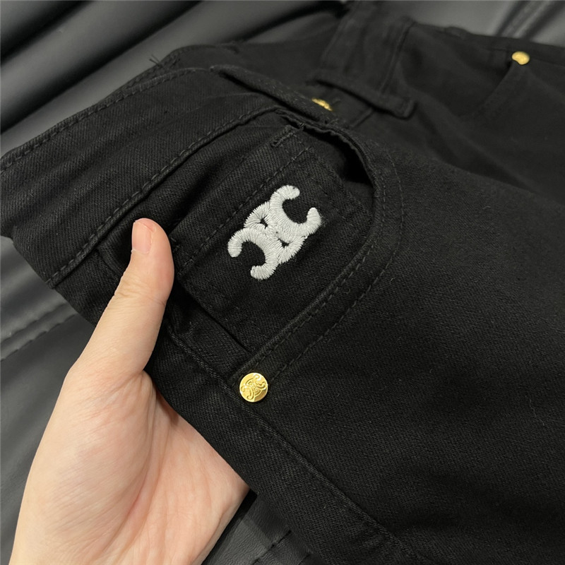 Ce1i*e embroidered love jeans