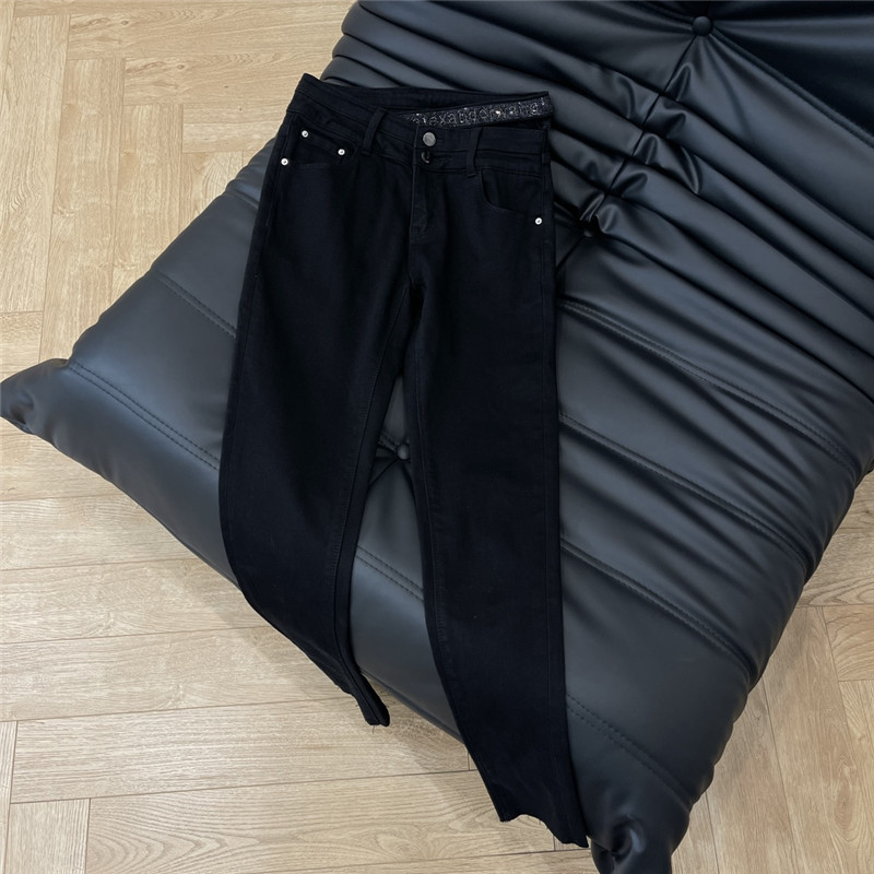 A1exa*der wang irregular high waist jeans