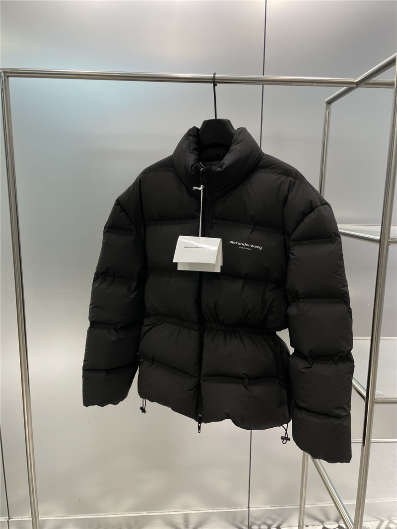 A1exa*der wang reflective logo waisted down jacket