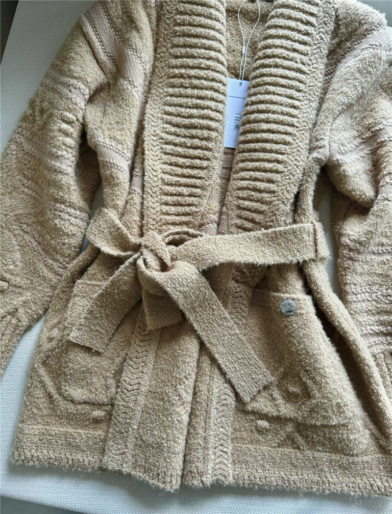Ch**el camel robe cardigan