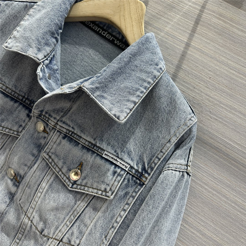 A1exa*der wang denim jacket