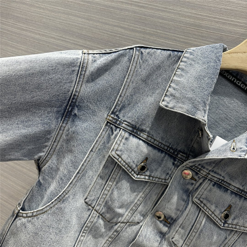 A1exa*der wang denim jacket