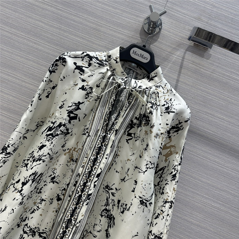 Vanitoo printed silk shirt