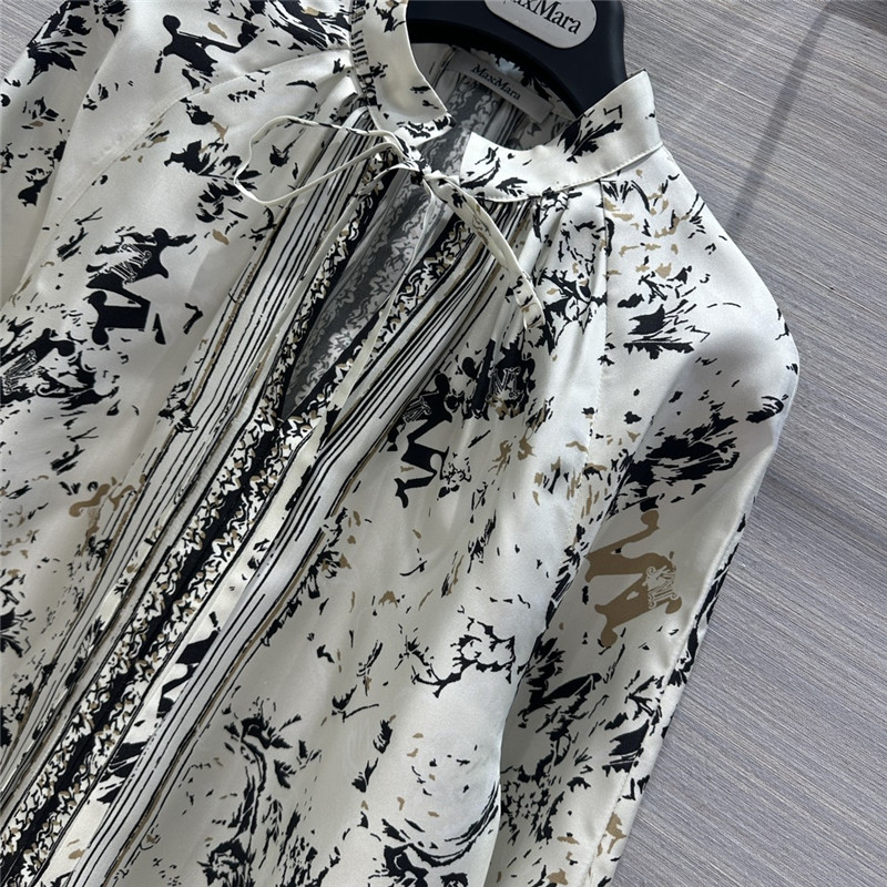 Vanitoo printed silk shirt