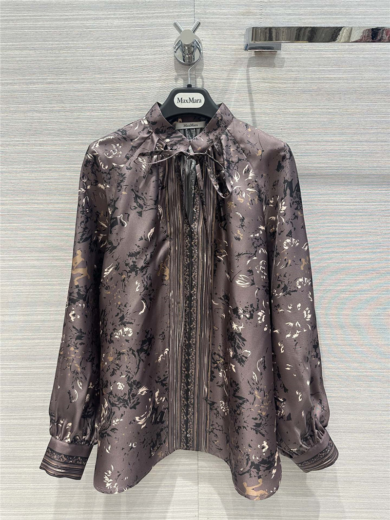 Vanitoo printed silk shirt