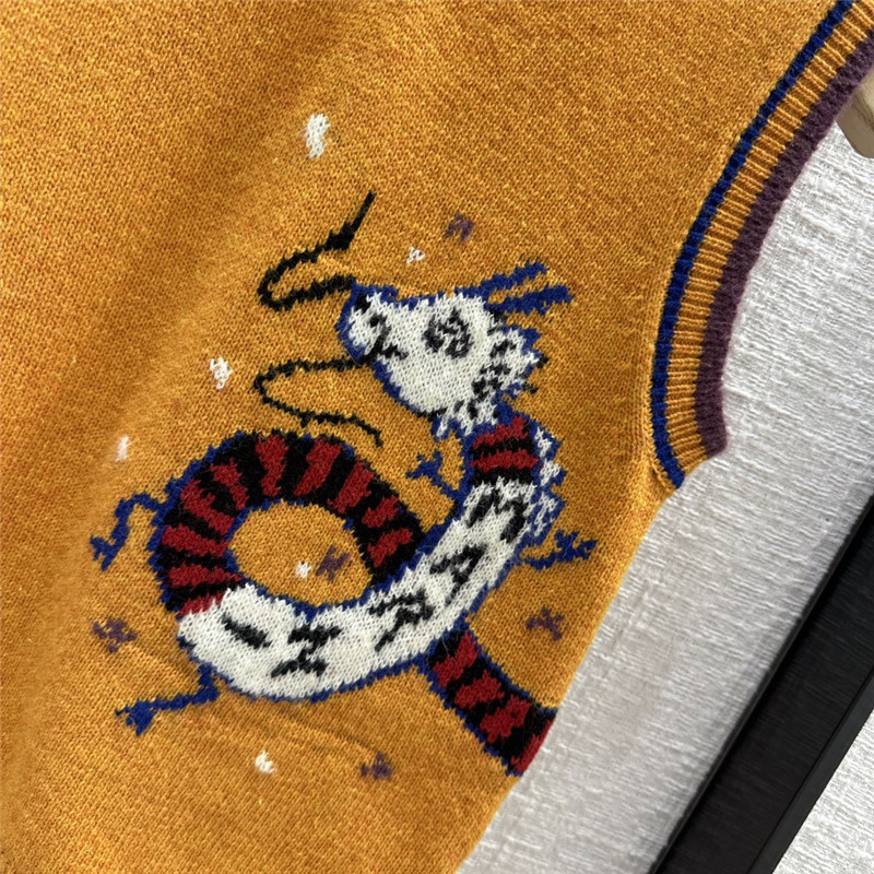 Marni Wool Jacquard Knitted Vest