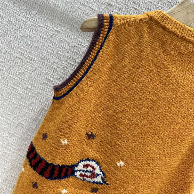 Marni Wool Jacquard Knitted Vest