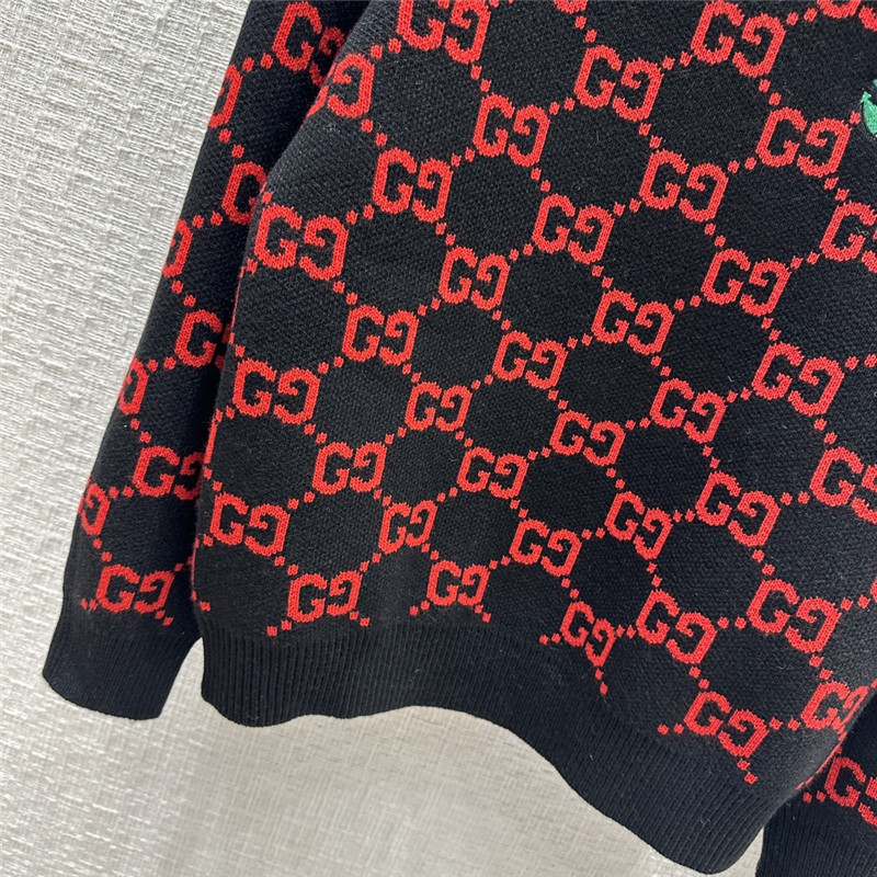 Gvc*1 gg logo intarsia sweater