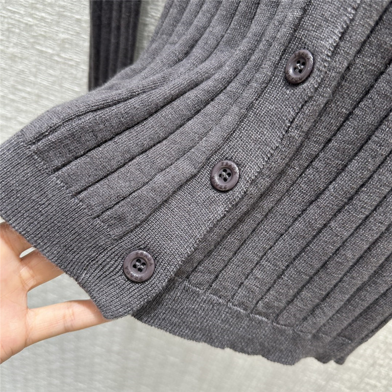 Pra*a ribbed knitted cardigan
