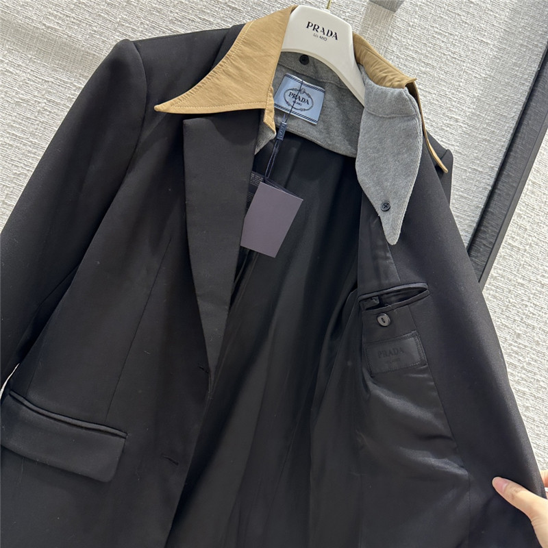 Pra*a mid-length blazer