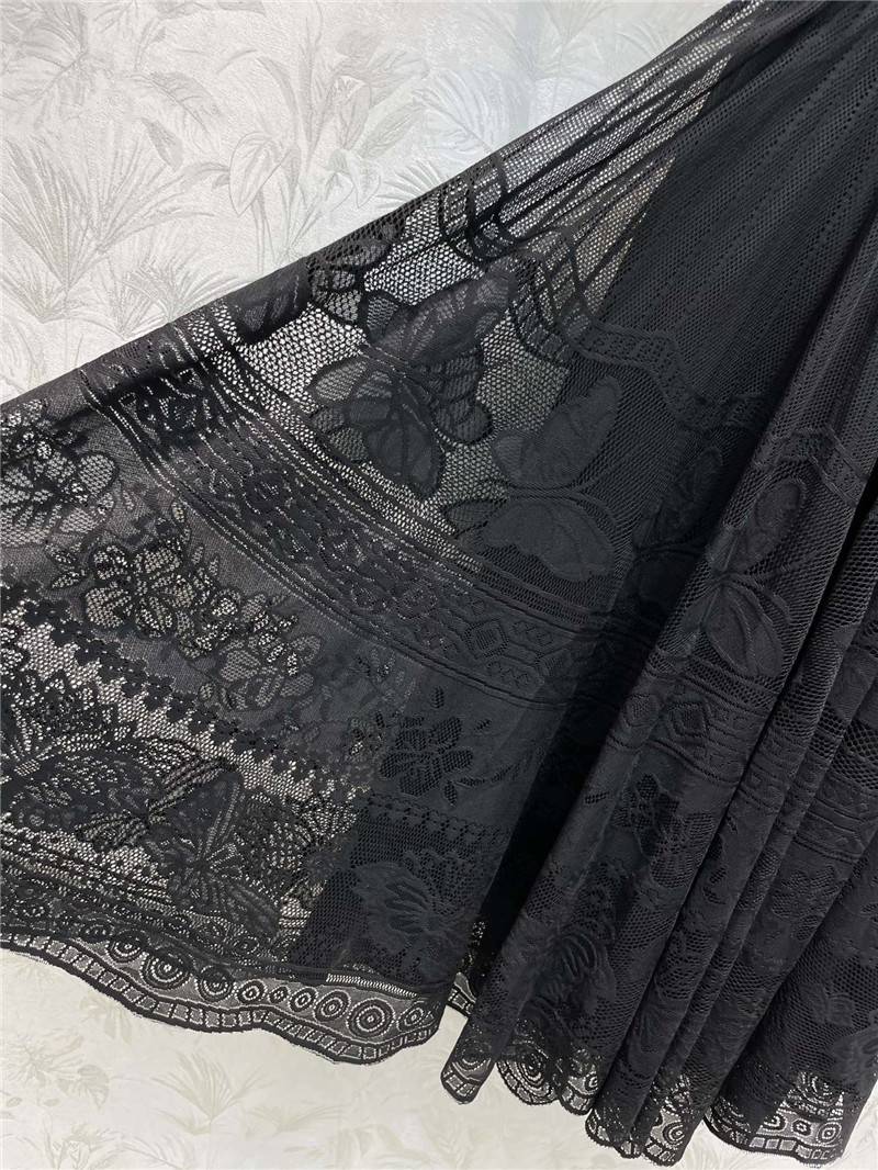 D10r high waist lace panel skirt