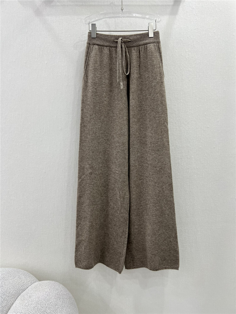 L0r0 P1ana wide leg cashmere loose trousers